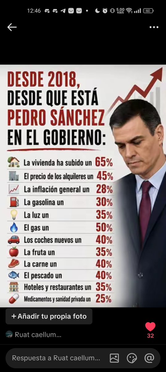 PSanchinflas's tweet photo. @CCOO A buenas horas furcias, donde estaban cuando se ha vuelto el nivel de vida prohibitivo.. que pasa las gambas estan impagables? O saben que si gobierna la derecha y les cortan el grifo de las subvenciones se acaba la fiesta https://t.co/ChvLidwkG2