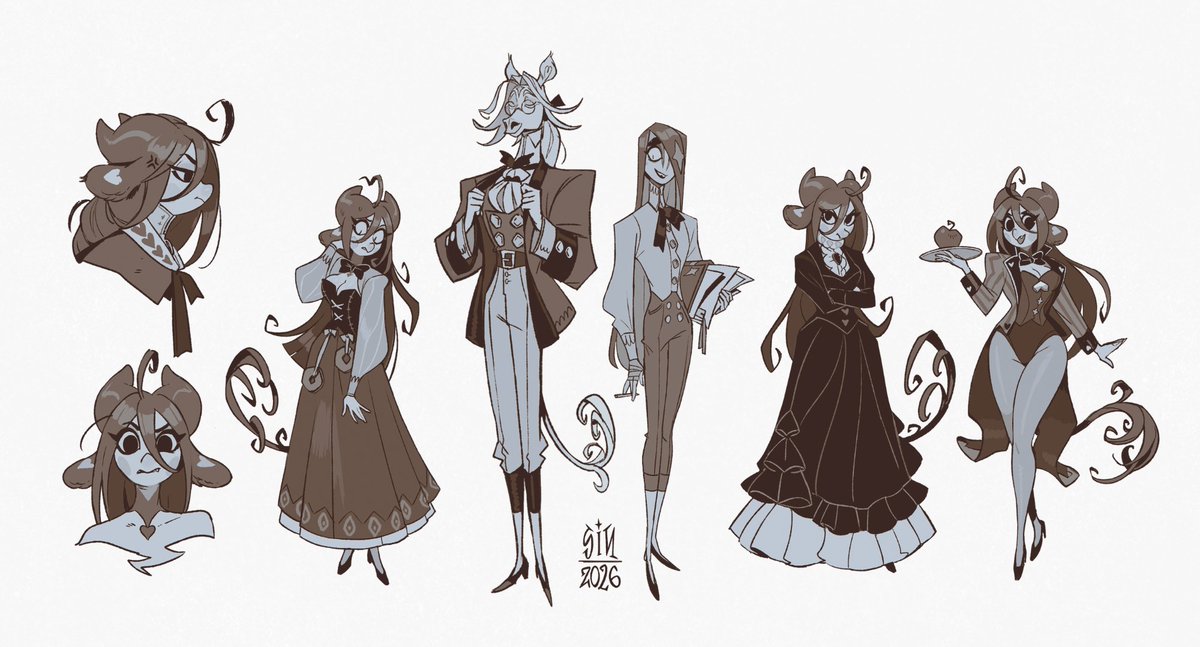 walzahn's tweet photo. Some sketches of our OCs https://t.co/Al08h1ZBdh