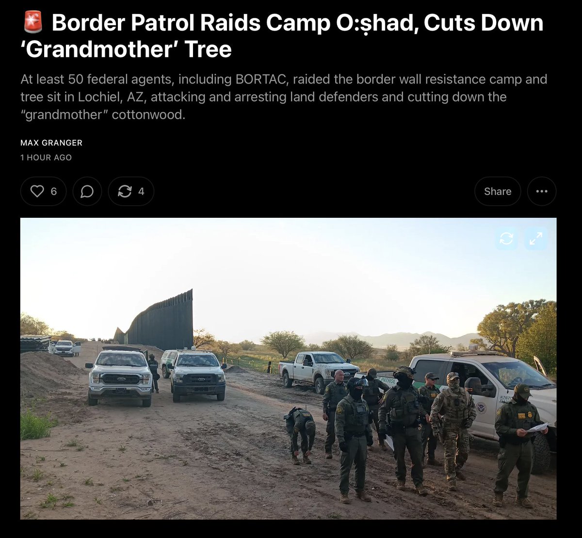 _maxgranger's tweet photo. I wrote about the raid here [link in bio]. Please donate to the legal fund if you can. https://t.co/7vkfB4Fuiz
