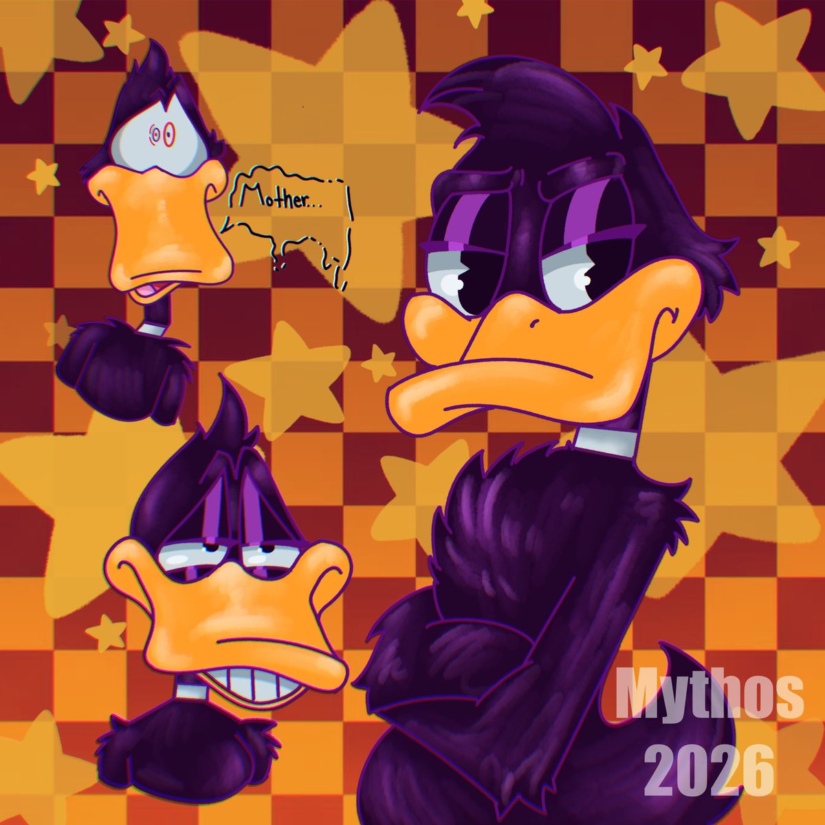 cosmic_mythos_'s tweet photo. i’ve turned looney 
sorry only daffy is done 😔

#baffy #wilerunner https://t.co/1C3XPJvQir