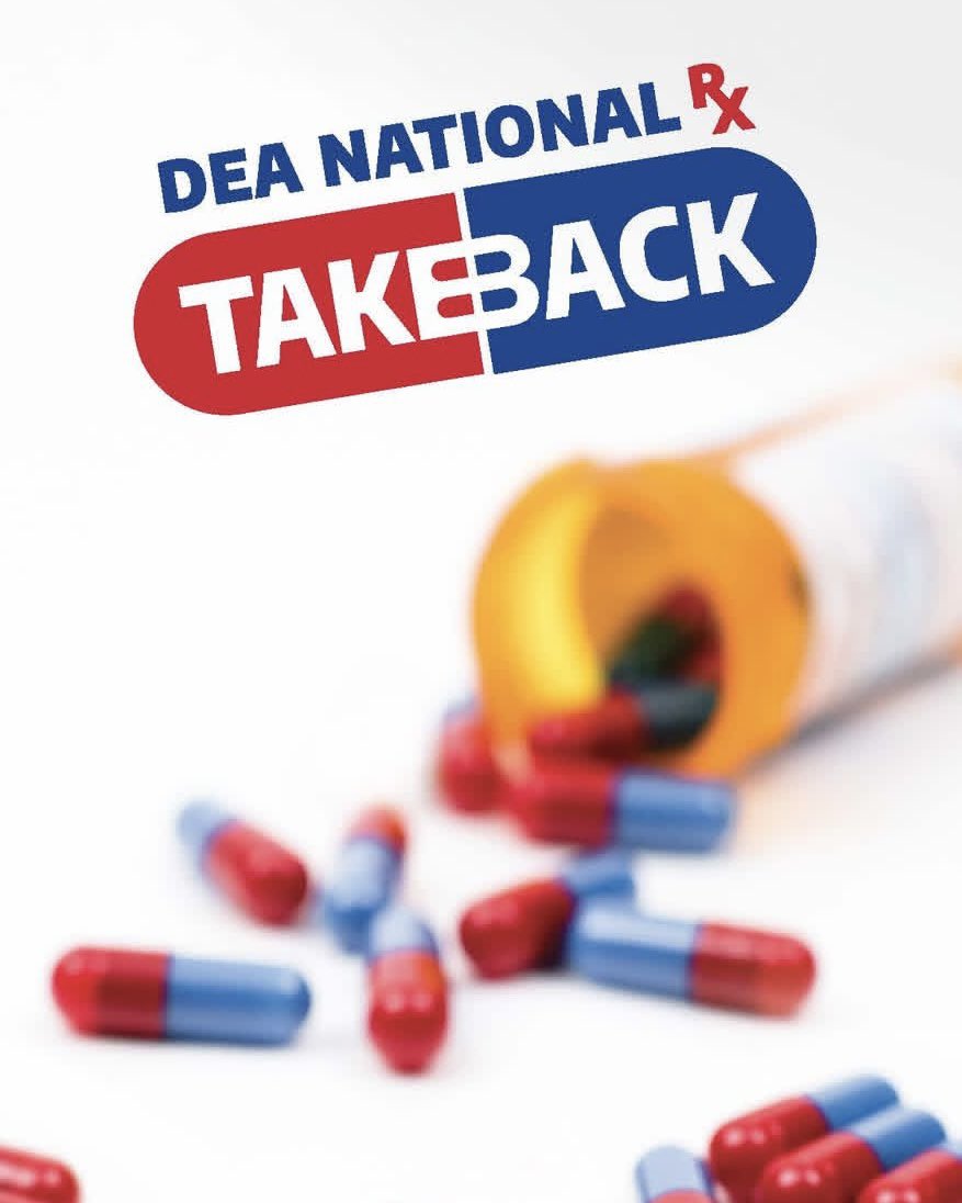 PghPolice's tweet photo. Prescription Drug #TakeBackDay is Saturday, October 24. This is a nationwide event to properly dispose of old and unneeded medications safely and anonymously.

On October 24, from 10am-2pm bring old and unneeded medications to a collection site near you. Drop-off boxes will be located at Police headquarters and the six police zone stations:

▪️ Police headquarters - 1203 Western Ave
▪️ Zone 1 - 1501 Brighton Rd
▪️ Zone 2 - 2000 Centre Ave
▪️ Zone 3 - 830 E Warrington Ave
▪️ Zone 4 - 5858 Northumberland St
▪️ Zone 5 - 161 North Euclid Ave
▪️ Zone 6 - 312 S Main St

https://t.co/AJZ8C8DQ1T
@DEAHQ