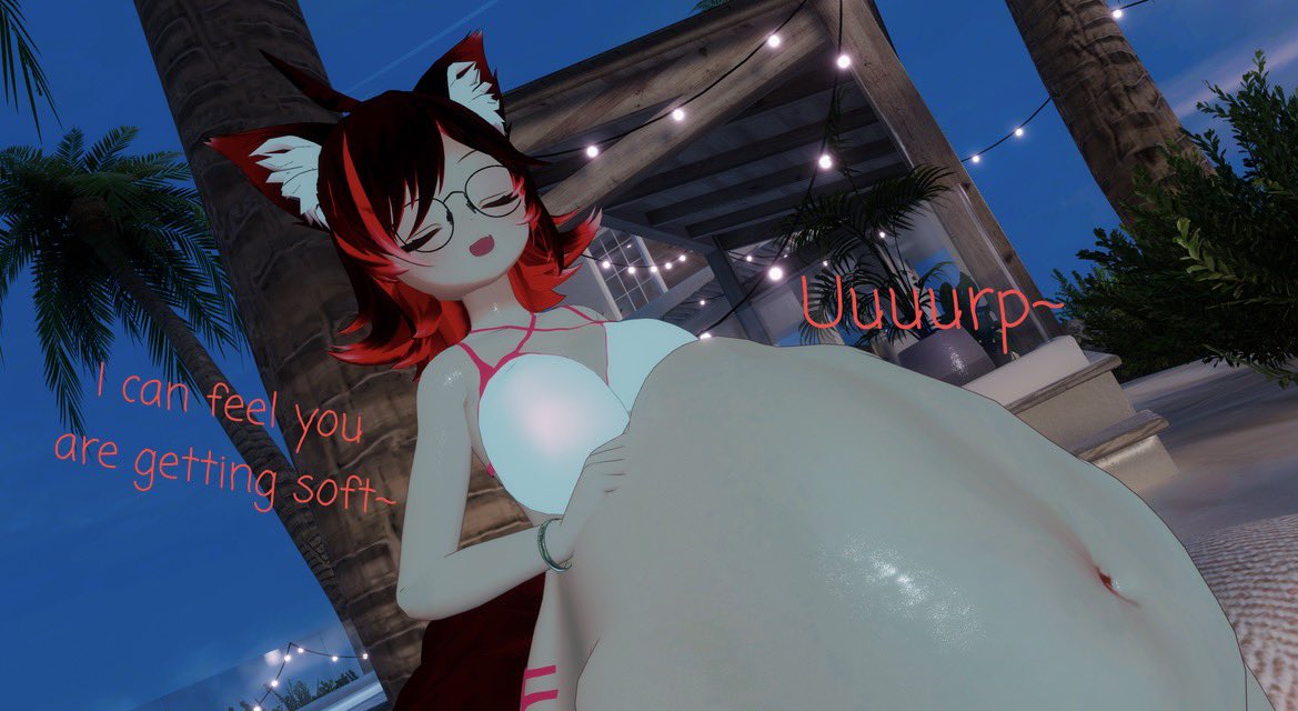 KatieTheVoreFox's tweet photo. A lovely beach resort meal~
(Old comic @__Zak_ and I made~)
#vore #vrchatvore https://t.co/Bd8rbS9YZN