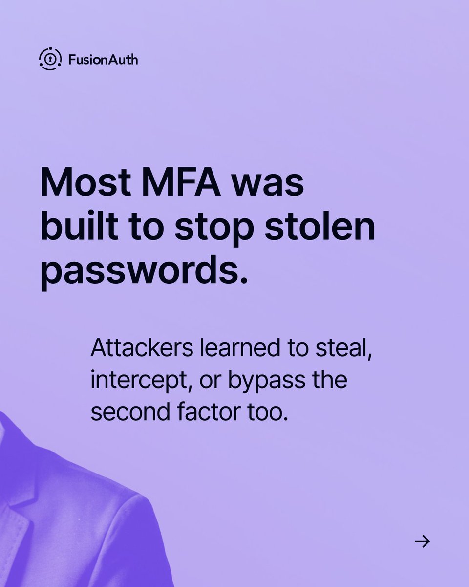 FusionAuth's tweet photo. In case you missed it, here are a few highlights from our Smart Guide to Implementing Risk-Based MFA (That Customers Won’t Hate). 

Learn how to boost security without annoying your customers. 

Perfect for teams in security, identity, and product. 

Get the full eBook at https://t.co/7IPTfffQYE