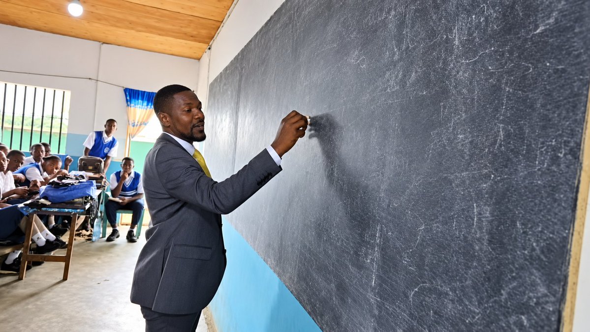 RichardMunang's tweet photo. Somewhere today, a teacher is standing before a child who does not yet know what they can become.

That teacher may never see the full harvest of the words spoken, the confidence restored, or the dream awakened. But years later, that child may still remember one sentence: “I believe in you.”

I know this because before global stages, international assignments and policy rooms, I stood before students with a piece of chalk in my hand.

I was a teacher.

And that classroom changed me.

Teaching taught me that education is not simply transferring knowledge. It is seeing possibility where others may see limitation. It is giving confidence to the quiet student, patience to the struggling one, and hope to the child who has begun doubting themselves.

A student may forget the equation written on the board, but never forget the teacher who made them feel capable.

That is why teachers are among society’s greatest builders. Before anyone builds a hospital, a bridge, a company, an institution or a nation, someone first helps build that person.

To every teacher working with limited resources, preparing lessons late into the night, correcting papers, encouraging children and carrying burdens nobody sees: your work matters more than you may ever know.

My grandmother used to say, “The one who teaches plants seeds that bloom in seasons they may never see.”

Today, I honour every teacher who planted such seeds in me.

And to teachers everywhere: thank you for seeing tomorrow inside a child today.

Happy Teachers’ Day.