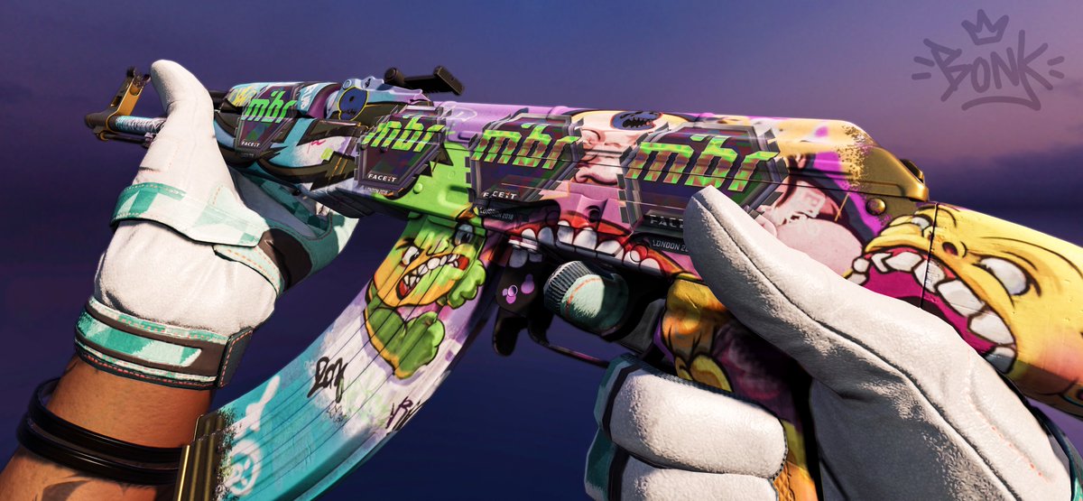bonkamus's tweet photo. One of my favorite recent crafts! I love the way these MIBR London 2018's look on this skin. https://t.co/kZbJm5XpXW