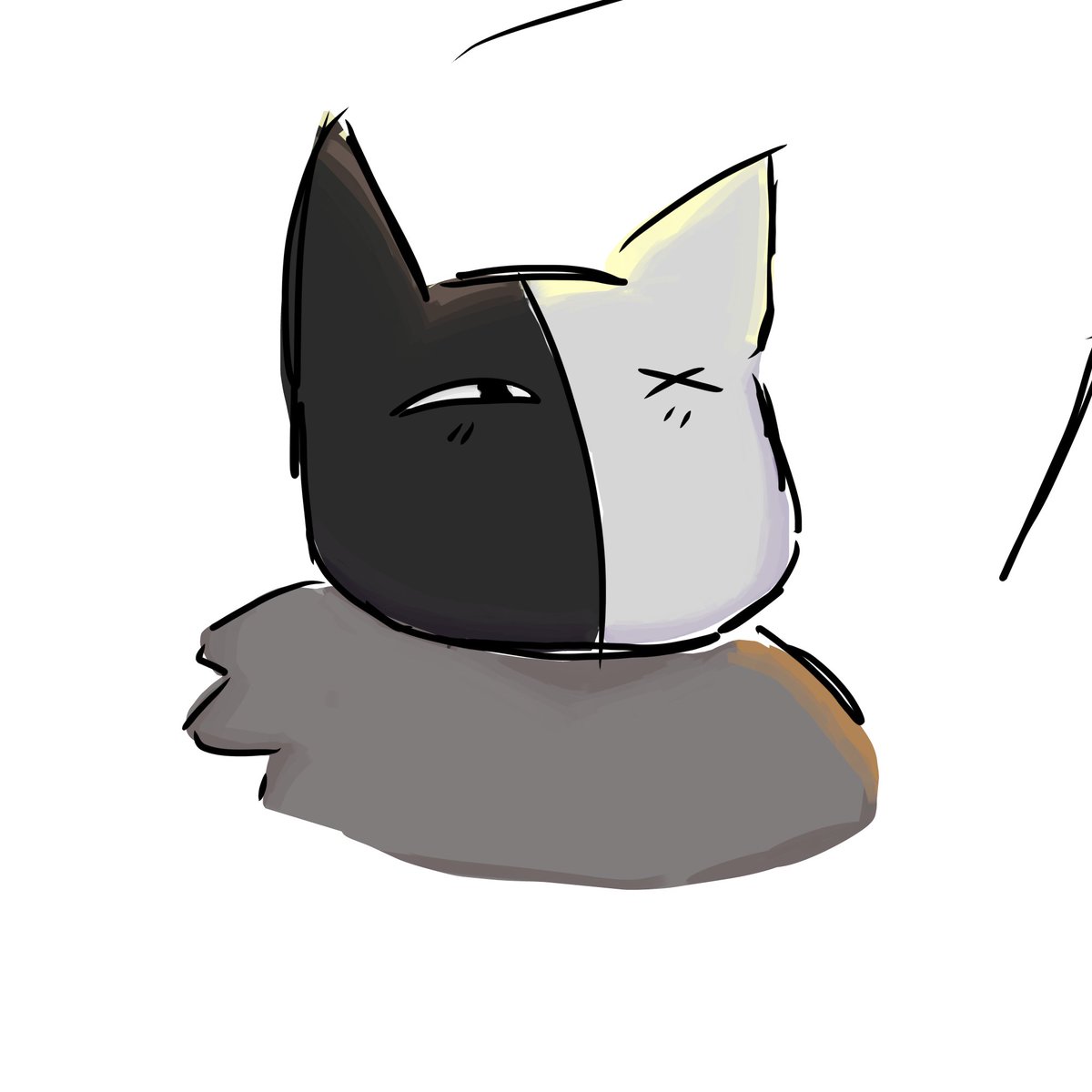 Fishwithouttheh's tweet photo. @nayeloriaa Meow…  id  give  a  color  palette but  it  changes  for  them  depending on  mood  so  GOOOO  BONKERRSSS!!! https://t.co/34orOvcxIH