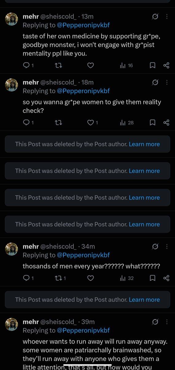 Pepperonipvkbf's tweet photo. Literally deleted all her tweets when given a reality check. Twitter is so fun . GN. https://t.co/J6E1WJhhbL