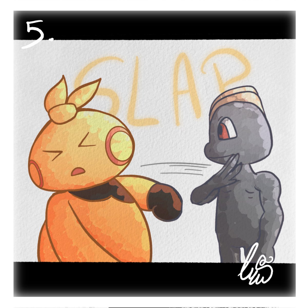 llumyss's tweet photo. Day 5 : Smack 🥊🥊🥊  

#pokemon #inktober #machoc #makuhita #drawing https://t.co/kYsRK5j9HJ