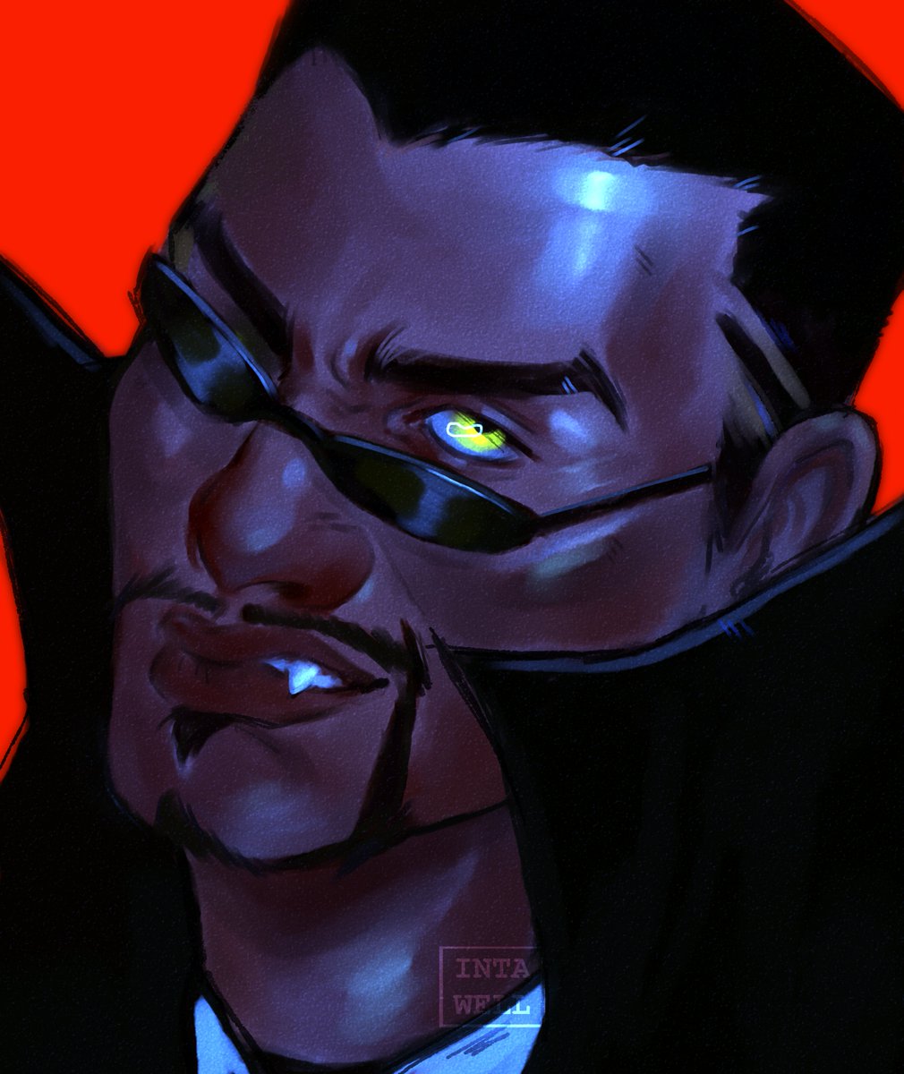 inta_well's tweet photo. День 3. 
Блейд🥰
#Blade #inktober #marvel #digitalart #artistonx #artistontwetter https://t.co/Tl1eR3xCkz