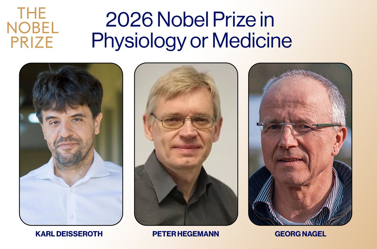 SinaiBrain's tweet photo. Recognizing their pioneering development of #Optogenetics, The Nobel Assembly @karolinskainst has officially awarded the @NobelPrize in Physiology or Medicine jointly to @KarlDeisseroth, Peter Hegemann, and Georg Nagel. Congratulations 👏 Learn More 👉 https://t.co/pYWT9zXIOP https://t.co/zajxWTTwD1
