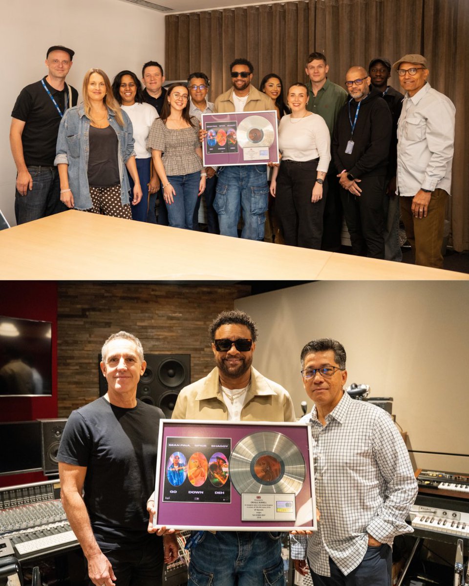DiRealShaggy's tweet photo. Another milestone for GO DOWN DEH 🏆Much love 🙏 @spiceofficial @duttypaul https://t.co/qJSDtyAxL0
