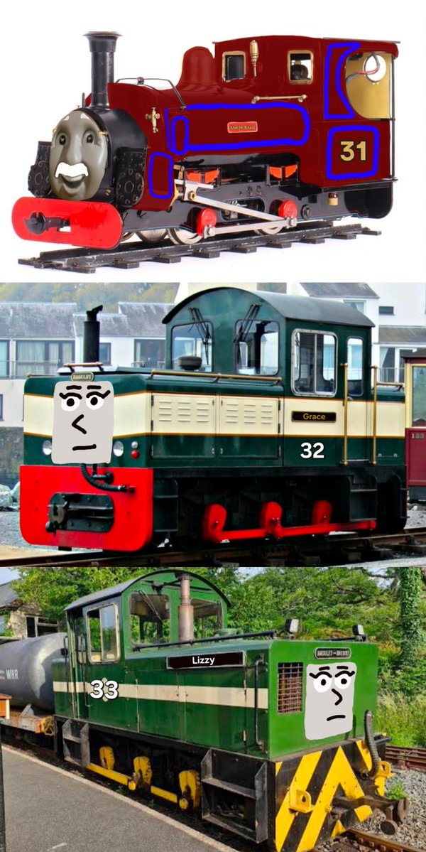 teamzug04's tweet photo. My customs of take along/ take n play Star Strider and Steamer. Star Strider is a character created by SodorIslandModles (he's is his take on the original number 4 of the MSR)

Also I have plans to make Proteus, Little Barford, Stanley, Sidney and Pip along with new oc's of mine https://t.co/5FcEx57xoi