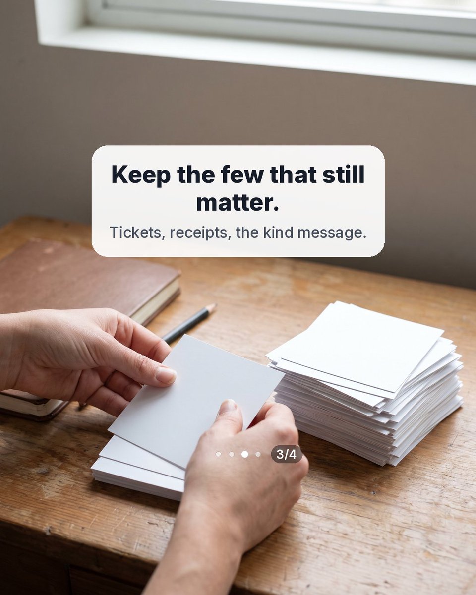 phonedietapp's tweet photo. Most screenshots do their job in ten seconds, then sit in your camera roll for years.

Photos > Media Types > Screenshots. Keep tickets and receipts, delete the rest, empty Recently Deleted.

Phone Diet: Clean Up Storage
https://t.co/1t2oOssXNp

#iPhone #PhoneTips #Declutter https://t.co/Zr29XXyOOH