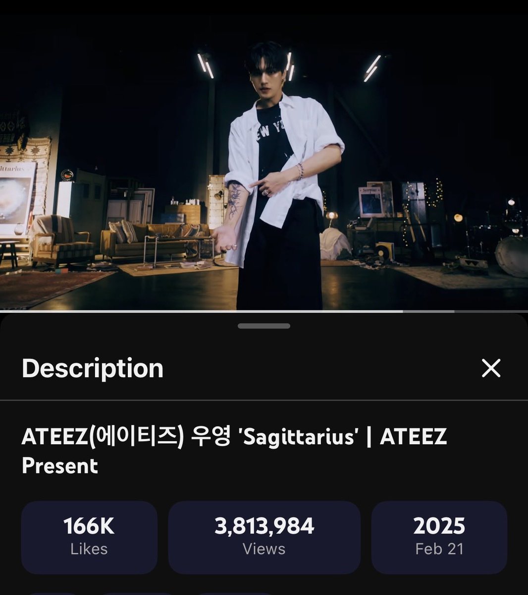 WooyoungOrai's tweet photo. Wooyoung’s Love Letter to ATINYs, “Sagittarius”, is around 186k from 4M views
Can we try to get there before his birthday on 11/26?
That’s about 3600 views a day

#WOOYOUNG #ATEEZ #에이티즈 #우영 https://t.co/h85qRvM3Sd