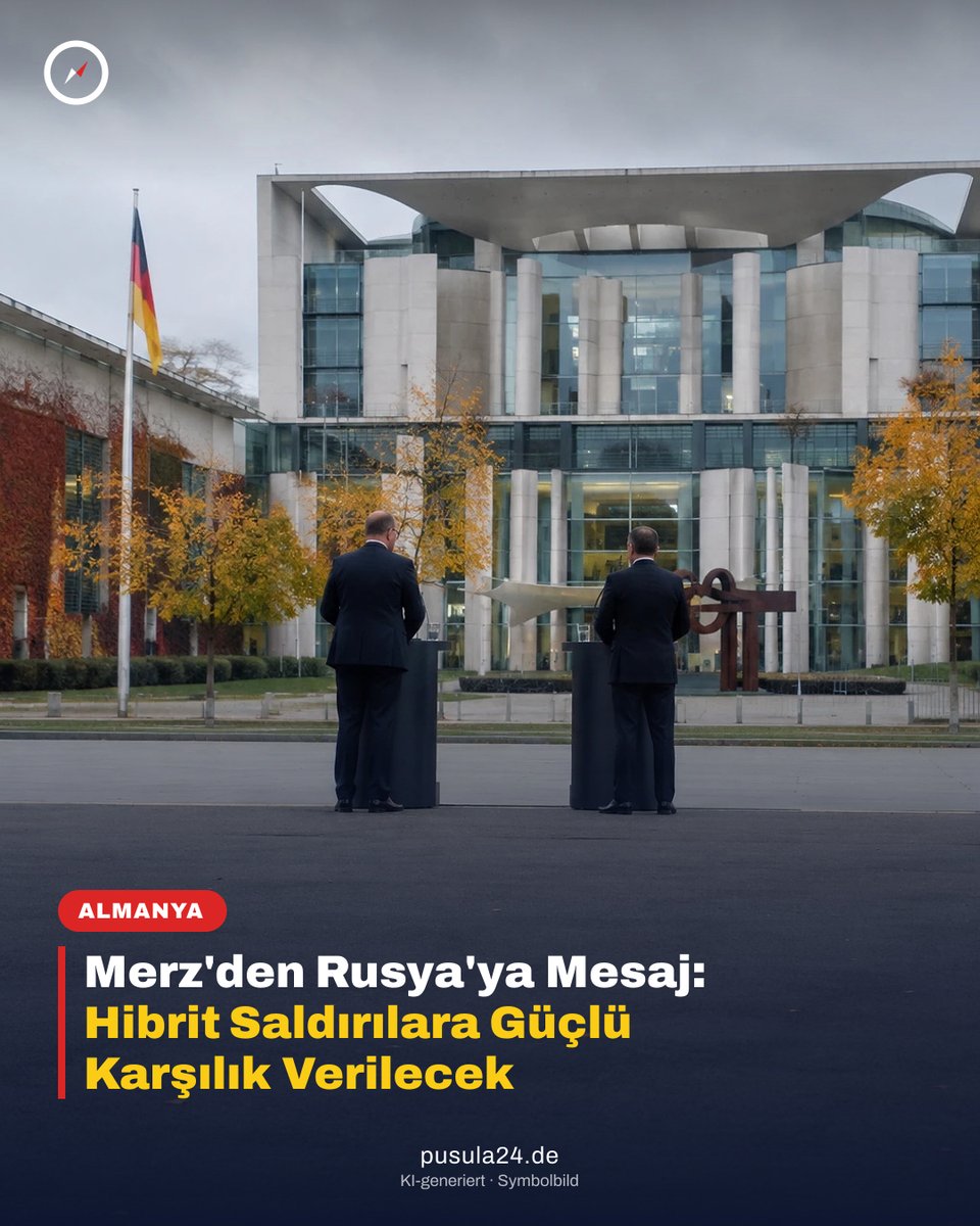 Pusula24de's tweet photo. Merz, Rusya kaynaklı hibrit saldırılara karşı Almanya’nın güçlü yanıt vereceğini söyledi. Berlin ve Vilnius, ortak tugayı 2027 sonuna kadar tamamlamayı hedefliyor. Avrupa savunmada daha fazla sorumluluk almalı mı? #Pusula24 #NATO https://t.co/zg94oGsYDV