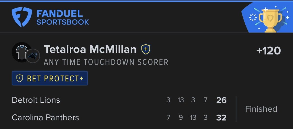 SGP_Parlay's tweet photo. Sunday Night Football was another good one 🙌

✅ Tetairoa McMillan Anytime TD
✅ Bryce Young o243.5 Passing Yards
✅ Jameson Williams o51.5 Rec Yards
✅ Chuba Hubbard First TD (+650)

These prime time games are treating us well 🔥 https://t.co/BmB78vkFZR