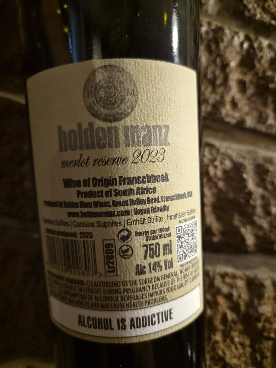 capewinereview's tweet photo. @holdenmanz @Franschhoek_SA @WineTram @MerlotForum Holen Manz Franschhoek Merlot Reserve 2023
#WinesofSouthAfrica #HoldenManz #MeetSouthAfrica #SouthernSun #Merlot #WineBar $SouthAfrica #Farmall #African #SanDeck #MiguelChan #Luxury #SandtonSun #RedWine #SanDeck #SandtonCentral #SandtonSunTowers #NelsonMandelaSquare #KyaSand https://t.co/FtaotMs6JL