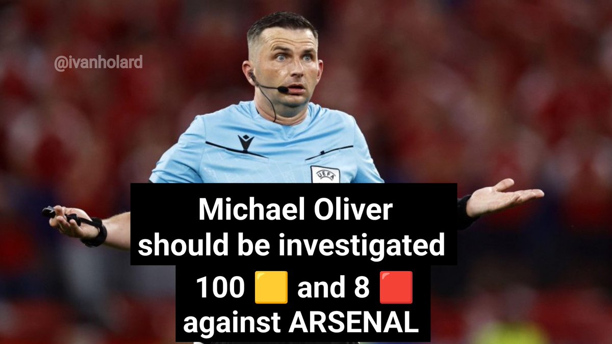 IvanHolard's tweet photo. Michael Oliver was invited to ref a match that involved Manchester City in middle east in which he got paid big.
The whistle blower needs to do a job on this guy too #MichaelOliver https://t.co/g04E2BJG5E