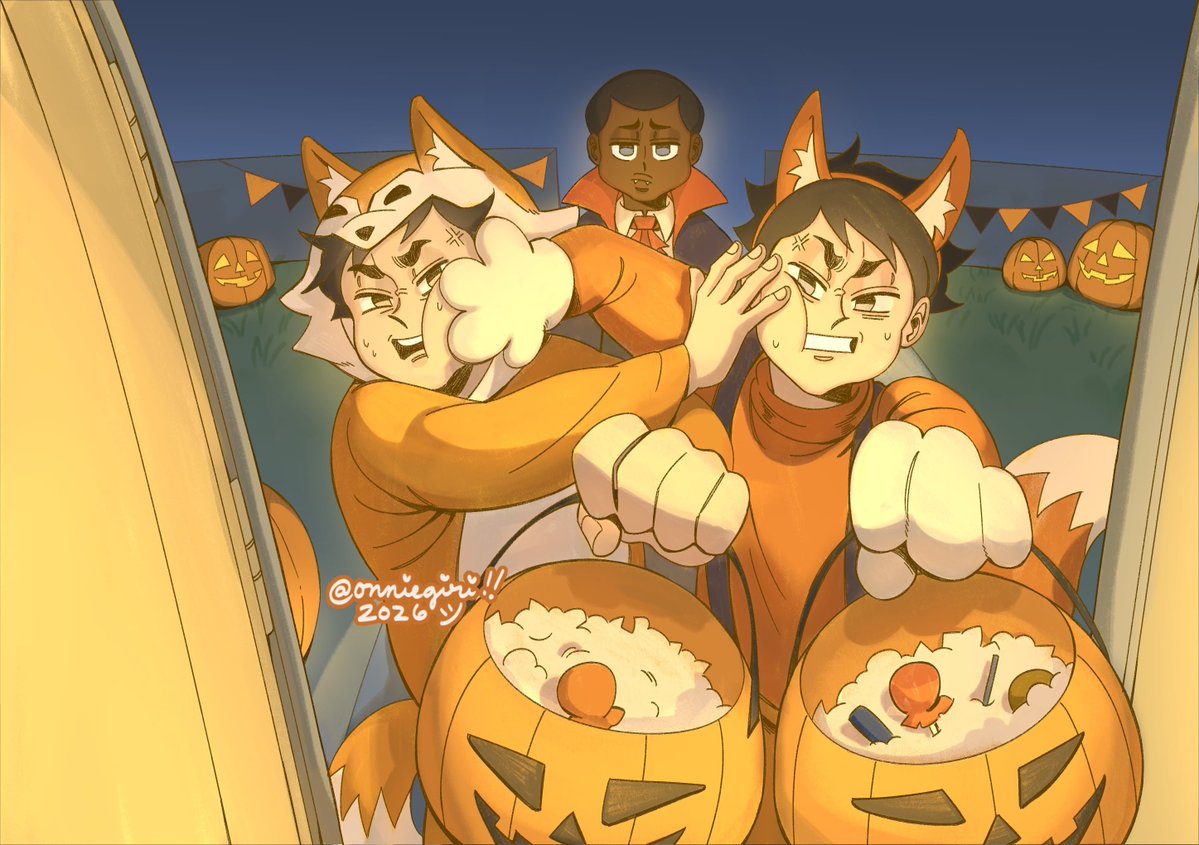 onniegiri's tweet photo. trick or threat??? #haikyuu https://t.co/FPfr2lff48