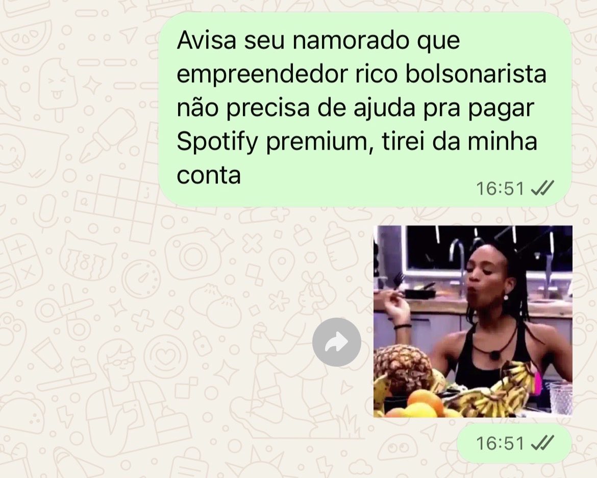 fonsecafabs's tweet photo. a mensagem que acabei de mandar pra minha irmã https://t.co/68Wyx8fBlQ