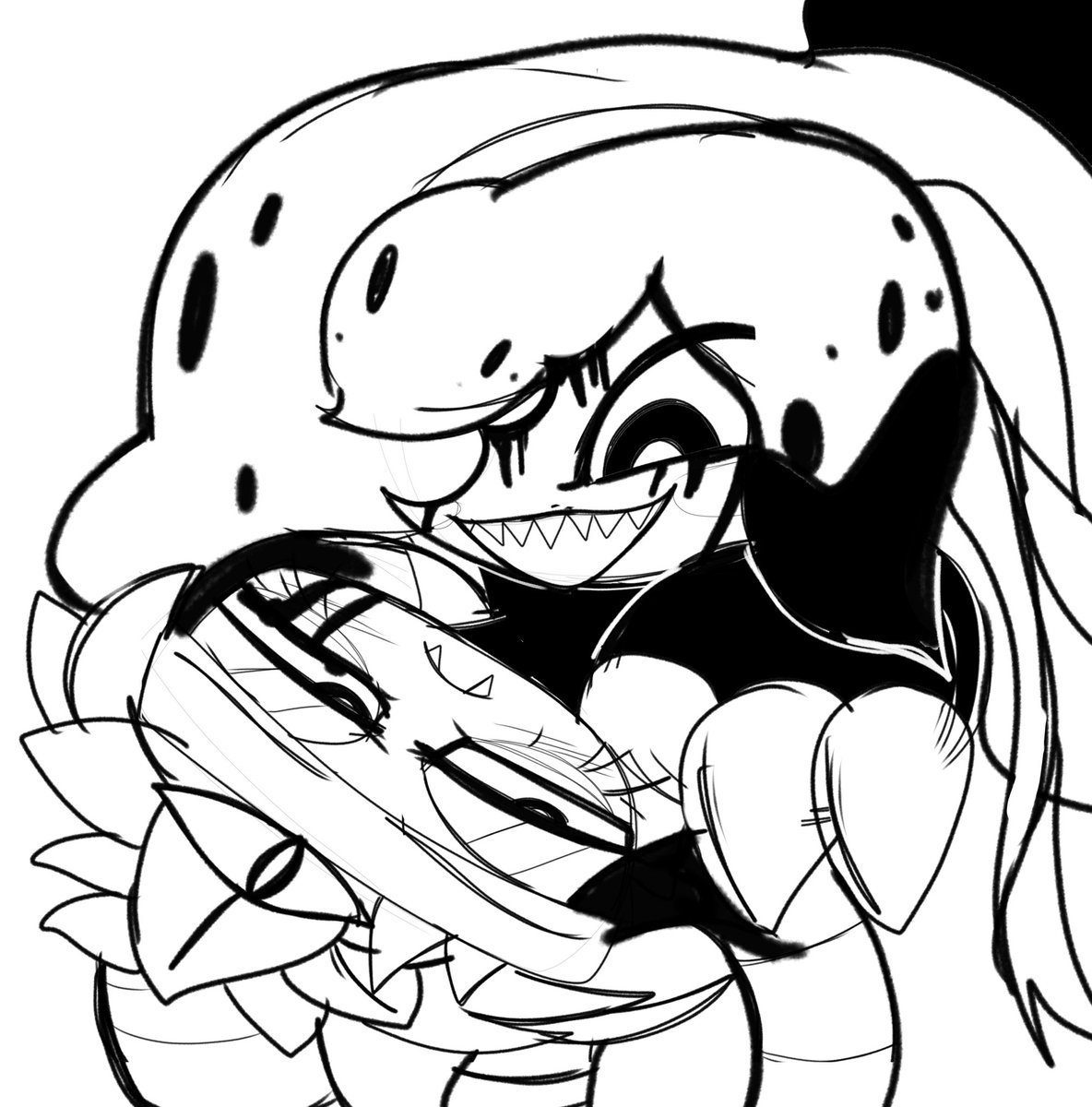 uticahdotcom's tweet photo. Just gonna dump these twisted swap bassie and ginger doodles too 

toon girls and their lethal boyfriends sighhhh 

#dandysworld https://t.co/uGfzerV6Vy