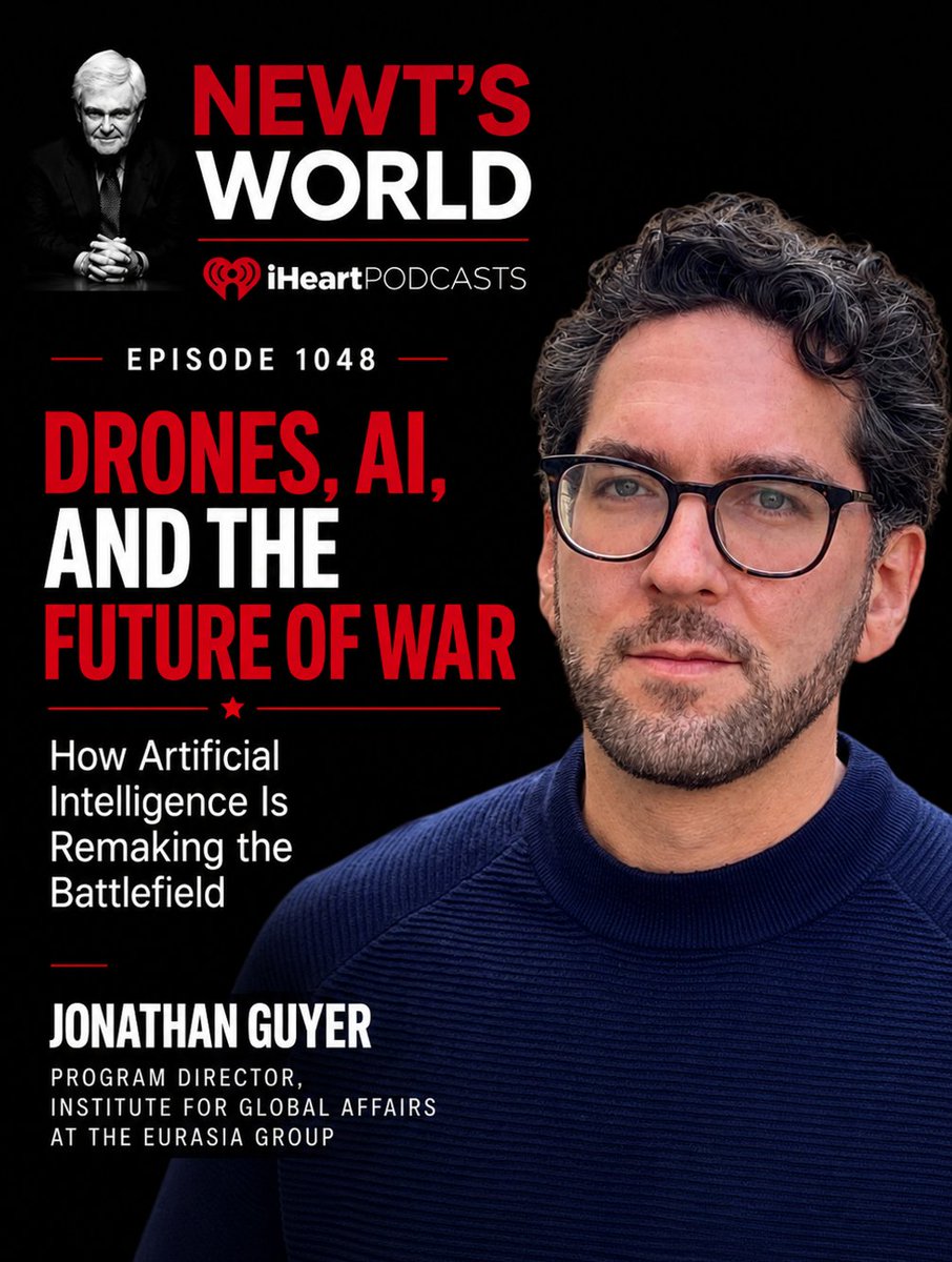 newtgingrich's tweet photo. A relatively inexpensive attack drone can force a defender to fire an interceptor costing millions. That economic mismatch is one of the major challenges of modern warfare.

@mideastXmidwest and I discuss why America must rethink innovation, procurement, and lower-cost defenses. https://t.co/1WaNeyw9sZ