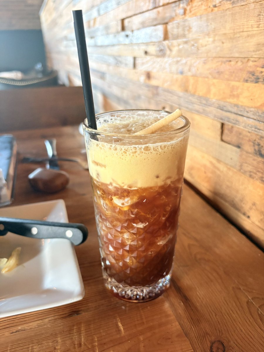 Multi_Cedric's tweet photo. I did some reading and had a very interesting boozy coffee drink. It wasn’t very strong it was kind of weak 😂 but it still tasted good though. https://t.co/rwOYPEGgID