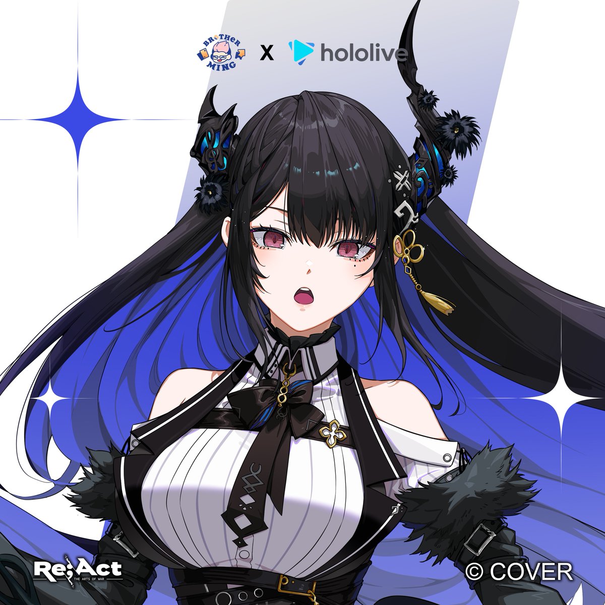 BrotherMingGame's tweet photo. Thats right, it's NERISSA!!!!

Nerissa Ravencroft will be coming to my original board game, Re;ACT - The Arts of War, as a brand new playable character on October 27th✨

Big thank you to @nerissa_en and @hololive_En for the collab!