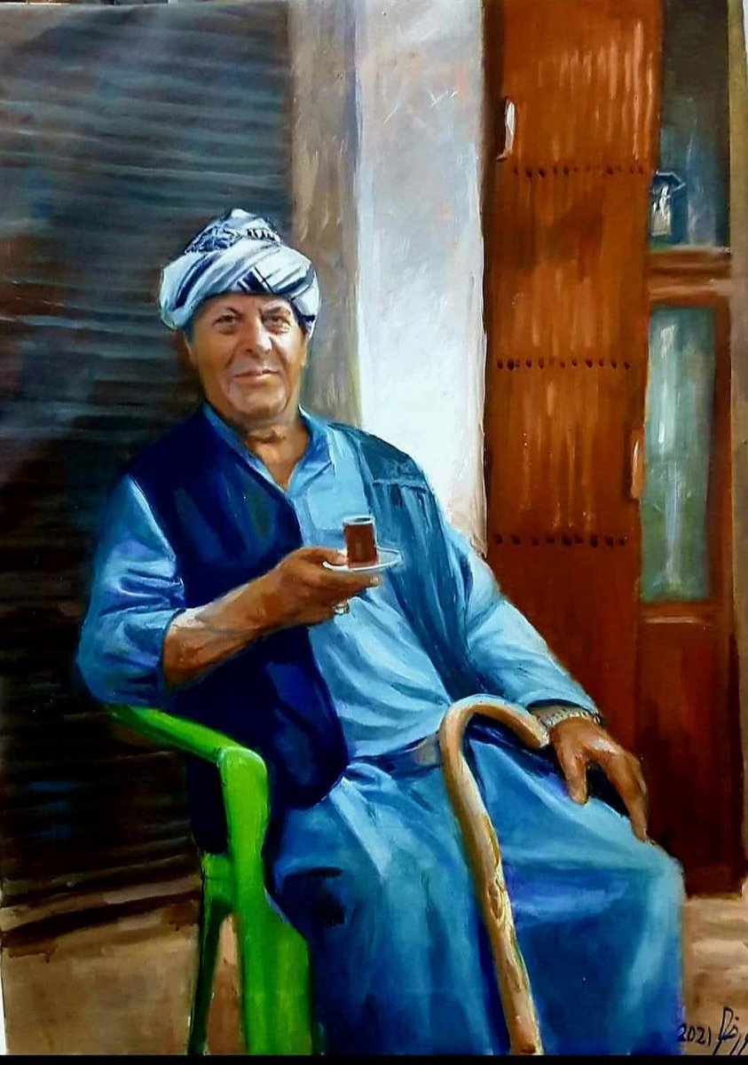 raym4444's tweet photo. صبحكم الله بالخير 

لوحة فنية متميزة 
من أعمال الفنان التشكيلي العراقي المبدع صالح رضا. https://t.co/lrUmPOZsbK