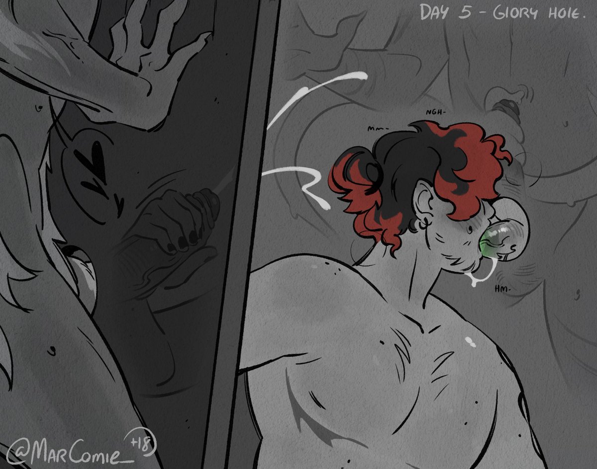 TheEvohNSFW's tweet photo. Kinktober 2026 — Pierrot x MC x Harlequin
Day 5 - Glory Hole(s).
GOD I’m so proud of this one🤤
#Kinktober #TheFreakCircus #Greenapple https://t.co/jBVp8pZ2k7