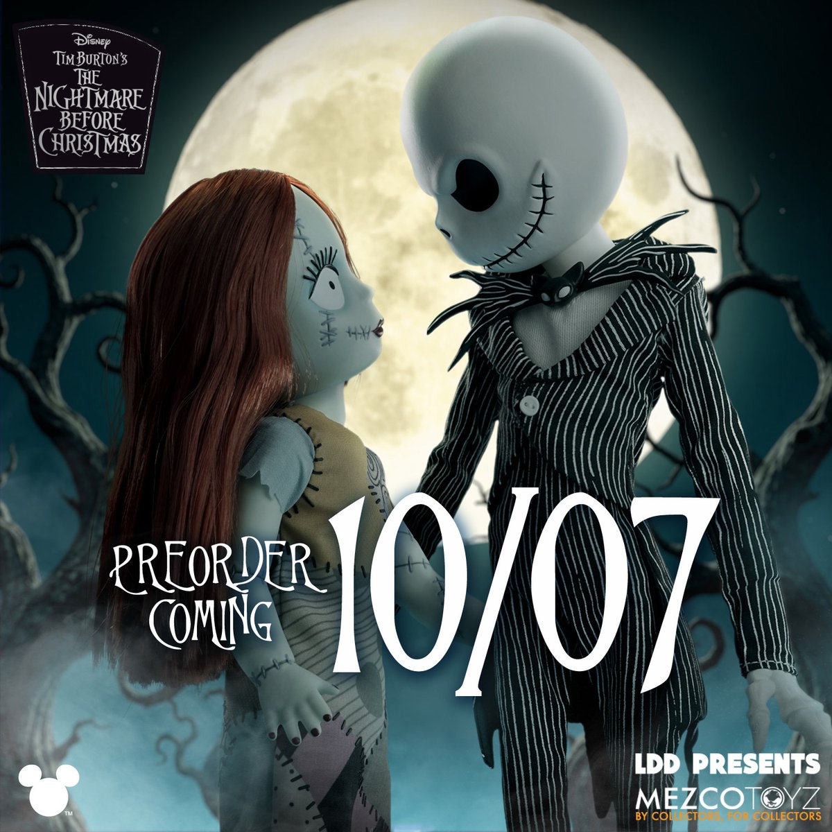 mezcotoyz's tweet photo. Preorder 10/7 🌲#NightmareBeforeChristmas #LDD #MezcoToyz https://t.co/TVsacII40R
