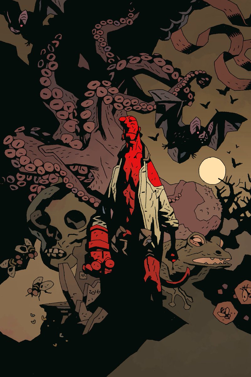 DarkHorseComics's tweet photo. Happy Birthday to @artofmmignola's Hellboy, born on this day in 1617! 🎉 https://t.co/7q1n3TcsMP