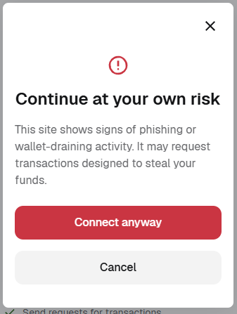 SollearnG's tweet photo. @Circa_fund really its first stakers or its your wallet , look at this when i try to connect my wallet https://t.co/Ndc96RW1f9