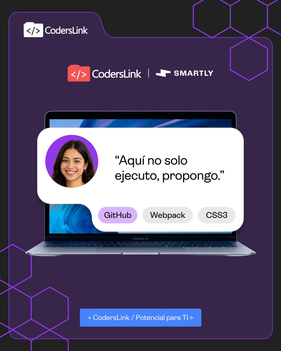 coderslink's tweet photo. Laura llevaba tres años buscando un equipo donde su opinión sí moviera el producto. La encontró en un equipo fundador construyendo desde cero en México.

"Aquí no solo ejecuto, propongo."

¿Te late un equipo así? 👇 https://t.co/7kv07RjJF0 https://t.co/6JkWOCKlN0