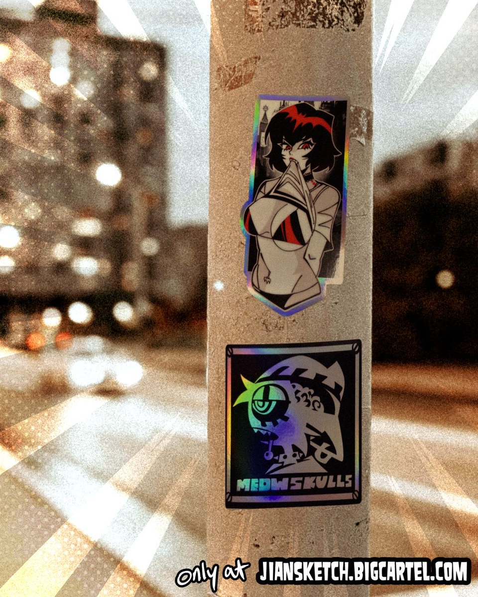 jiansketch's tweet photo. New Stickers over at the shop! Free Shipping https://t.co/8p8HTOuTM7