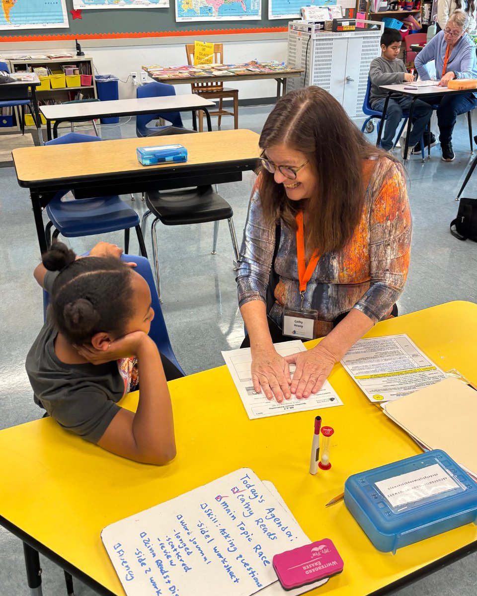 ReadingPartners's tweet photo. 📚 We’re so grateful for the incredible educators in our Reading Partners community — our tutors &amp; @AmeriCorps Volunteers! 🧡 Your dedication, passion, and commitment help students grow and reach their literacy potential. Happy #WorldTeachersDay! 🌟

#ReadingPartners #literacy https://t.co/IGOzvSUpJC