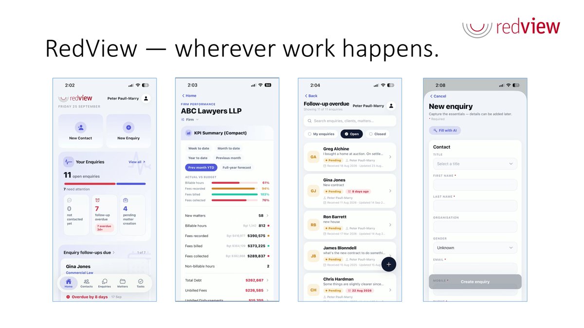_RedView's tweet photo. We’re excited to launch the new RedView smartphone app.

As part of the RedView platform, the new app extends RedView beyond the desktop.

Capture an enquiry. Check performance. Look up a client. Update an activity. Manage tasks.

https://t.co/owXUJ7RYIU https://t.co/dSgOSofufy