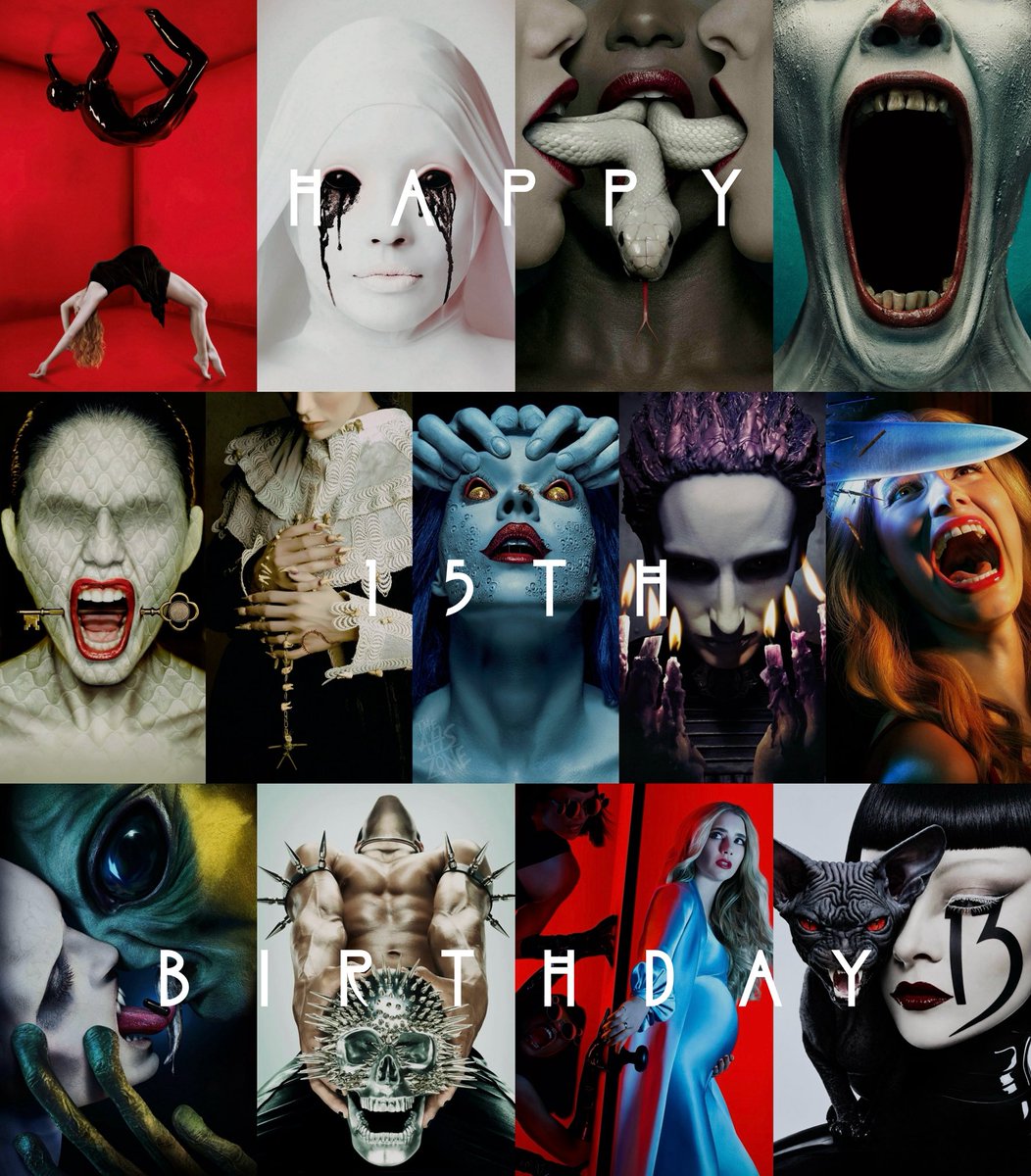 AHSZone's tweet photo. In honor of its 15th anniversary, what is your favorite season of American Horror Story? https://t.co/ZmAKknqQ15