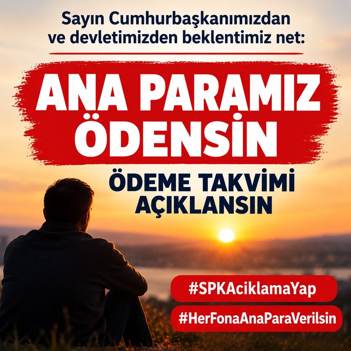 hcetin24's tweet photo. Tek isteğimiz adalet.
Tek beklentimiz alın terimizin korunması.
Tek talebimiz ana paramızın tamamının güvence altına alınması.
Fon mağdurlarını duyun!
#AnaParaHakkımızdır #FonMagdurlarınıDuyun
#HerFonaAnaPara #AnaParaödemeTarihi https://t.co/i1gb8J6Qgx