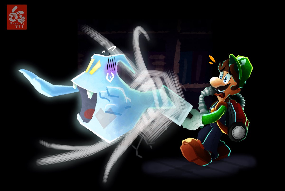 OverST1_'s tweet photo. Poltergust Power! 👀👻
#Luigi #LuigisMansion #SuperMario #Nintendo https://t.co/QXVzuxnJLl