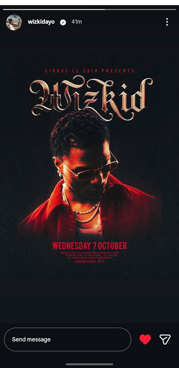 bigwizwave_'s tweet photo. Wizkid takes over Cirque Le Soir this Wednesday, October 7th. 🦅❤️ https://t.co/HZARkszFdI