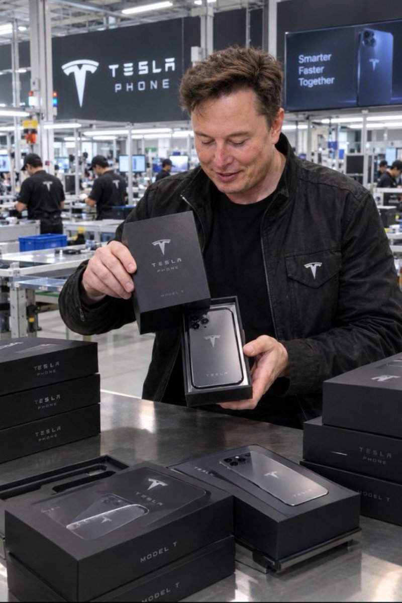 ParodyElonvwpb's tweet photo. Elon Musk offers you a Tesla phone that knows your every move. Would you buy it?
O Yes
O No https://t.co/bQInuq2u7U