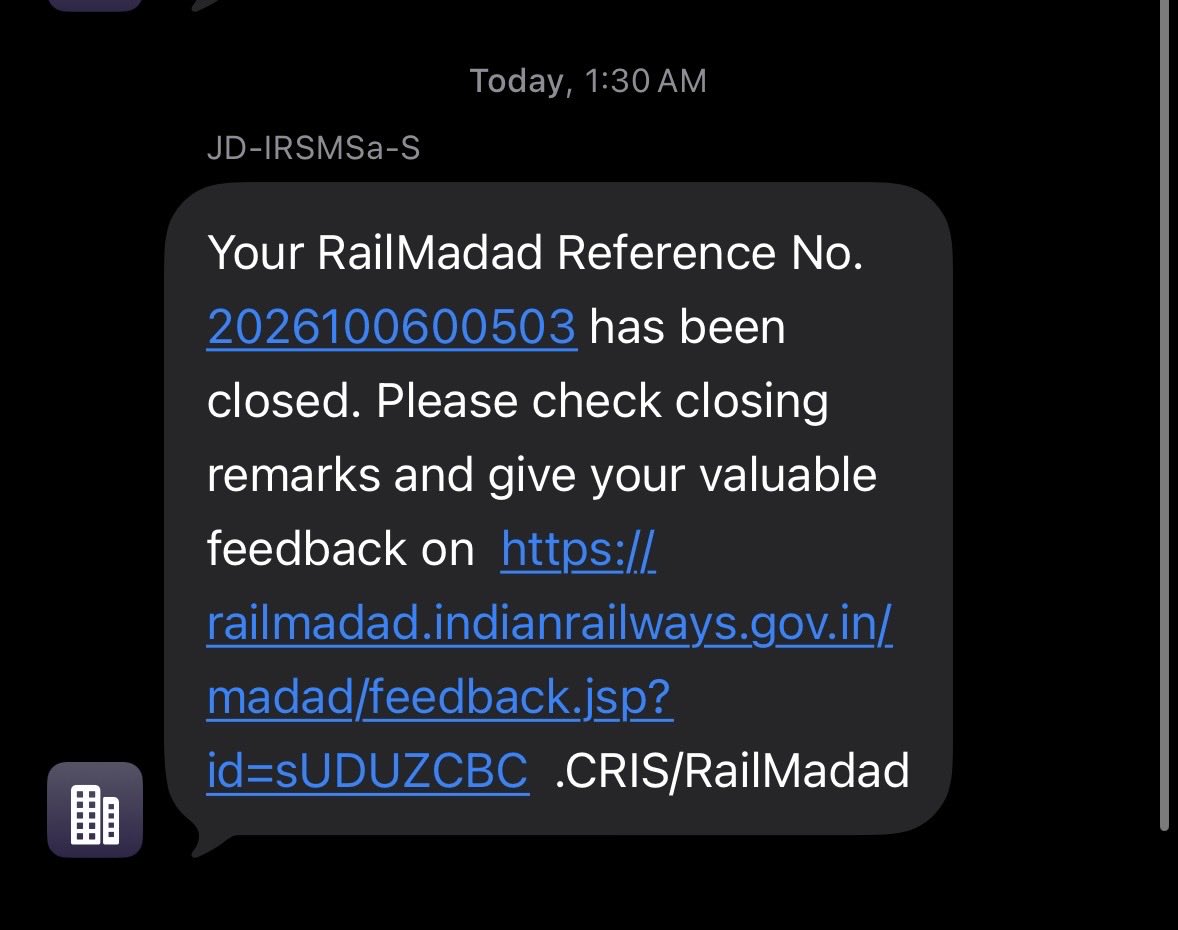ani_singh23's tweet photo. @drmbct @RailwaySeva I just got an update that the request has been closed. There is no update shared, no image added.
If I'm complaining with all the evidences, the request should be closed only when the evidences are added. https://t.co/L8CJUGYArK