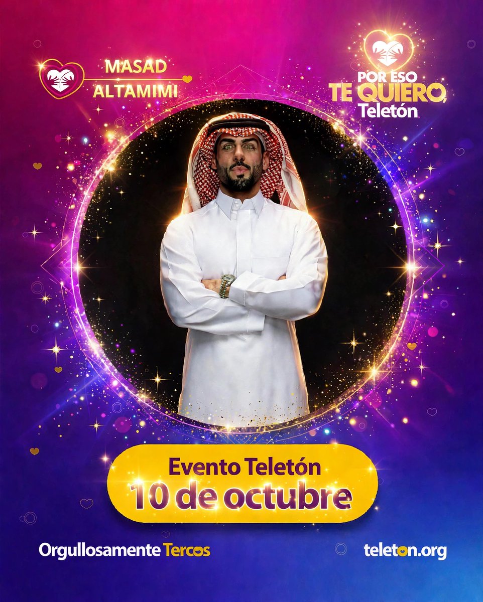 PrInCeSs_ZhIkIz's tweet photo. Como siempre su amor humanitario está presente y está ves el @TeletonMexico no será la excepción 💛💜💛💜💛💜💛💛@Masad_Altamimi apoyando y su labor altruista es de felicitar 👏🏻👏🏻👏🏻 por eso y más soy leona 🦁🦁🦁🦁🇸🇦🇲🇽🇸🇦🇲🇽🇸🇦🇲🇽✨✨✨✨💪🏻💪🏻💪🏻💪🏻🫶🏻🫶🏻🫶🏻 #masadaltamimi #masadganadort4 #masadaltamimireysincorona4t #masad