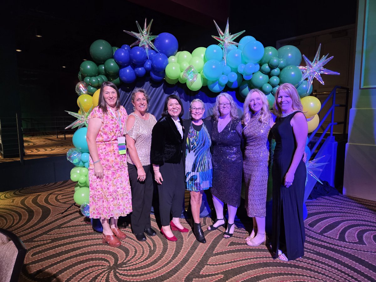 IMPACTinst's tweet photo. Impact Institute AE Team was honored as a Program of Excellence by the IN Department of Workforce Development!  A small part of our amazing team had the opportunity to come together and celebrate this recognition at the IAACE Conference this past week. 🎓❤️ https://t.co/p0QKFjra7J