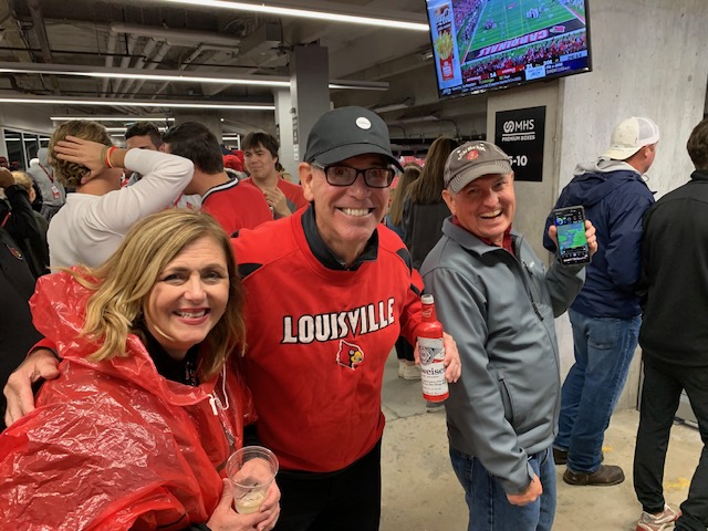 HighPrairieFarm's tweet photo. OTD Oct. 23, 2021. Win's a Win. Week after losing 34-33 to Virginia w/22 seconds to play, Cards rebound w/28-14 win over Boston College. Season low 38,202 announced on rainy day. U of L will finish '21 season 6-7 after loss to Air Force in First Responders Bowl in Dallas. https://t.co/Yx18evjyyH