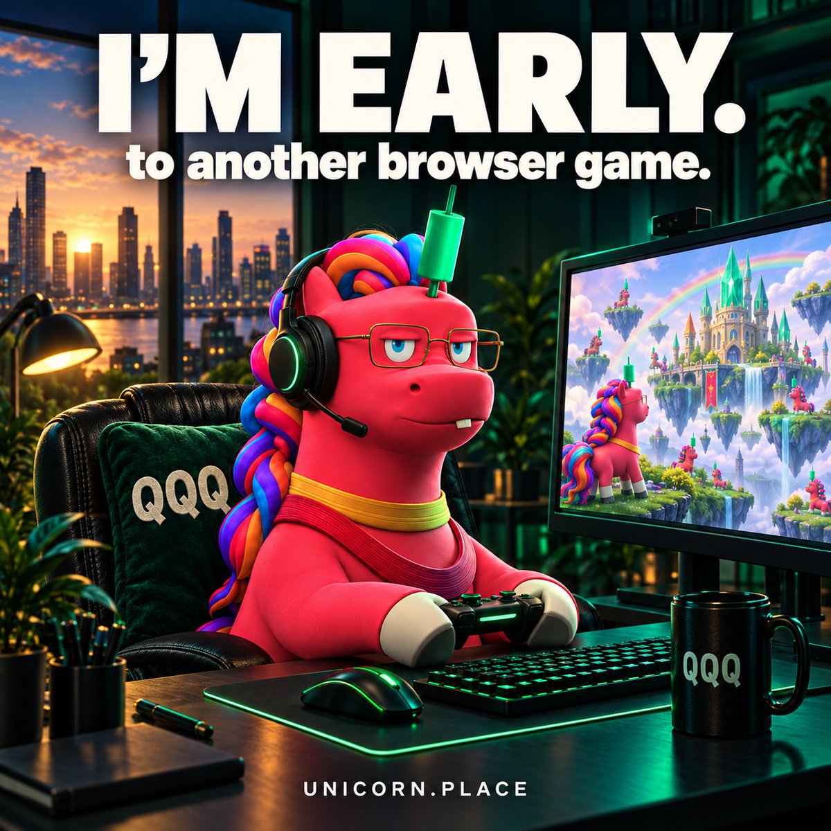 UnicornPlaceRH's tweet photo. You're early.

congrats. https://t.co/qtNpv5AXSM