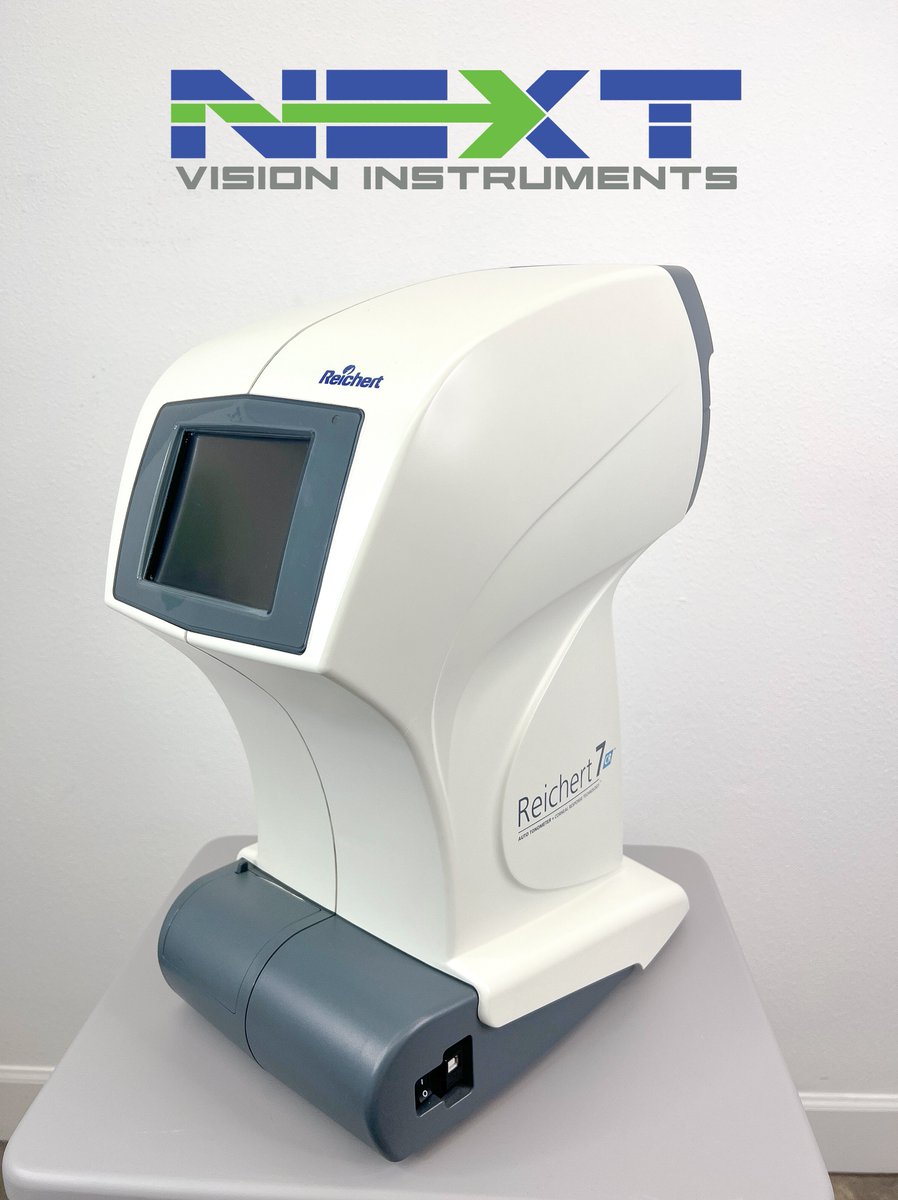 NextVision_'s tweet photo. IN STOCK
Pre-owned Reichert 7CR Non-Contact Tonometer 

Professionally refurbished, fully tested, and supported for real world clinical use

Contact us to learn more
727.483.9140
sales@nextvision2020.com
https://t.co/gj1z7nbmrz

#GlaucomaCare #Ophthalmology #NextVisionInstruments https://t.co/j2B0172Kfh
