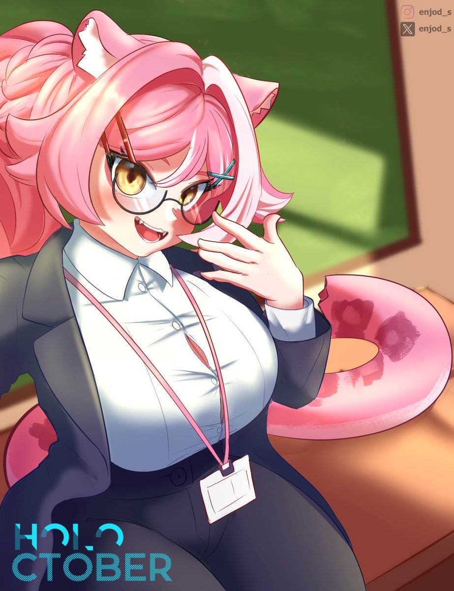 enjod_s's tweet photo. #HOLOctober day 5: Teacher 
Big cat means big classes

#RaorArt https://t.co/Zor81F6b4M