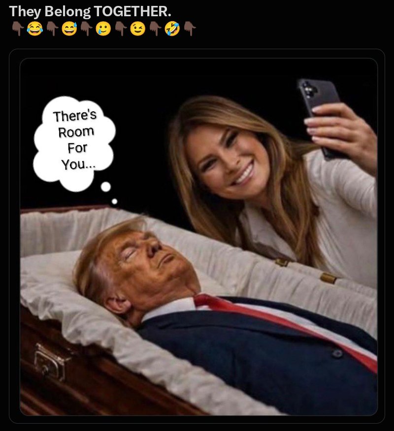 MrSpiritsRaven's tweet photo. #Vote AGAINST republiKKKlans To
#PreserveDemocracy
#VoteBlueCuzItMattersWho๐ซ๐ฎ๐ณ๏ธ๐
Never Forget. ALWAYS REMEMBER....
#PedophileTrump is a #WarCriminal
As Well As A
๐๐ฟ๐๐ฟ๐๐ฟ๐๐ฟ๐๐ฟ๐๐ฟ๐๐ฟ๐๐ฟ๐๐ฟ
๐๐ฟ #Pedophile #Rapist #ChildMolester #SexTrafficking #SexualPredator #Perverted #ChildRapist #Grifting #LYING #TaxCheatingCheeto ๐๐ฟ WHO is a #34CountConvictedFelon ๐๐ฟ
